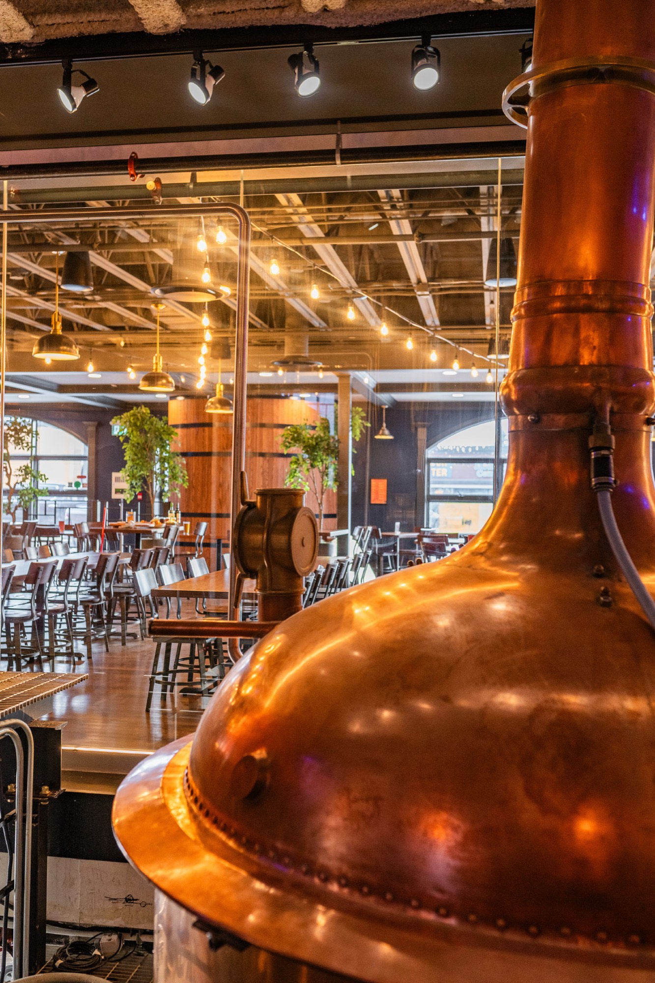 Copper brewing vessel