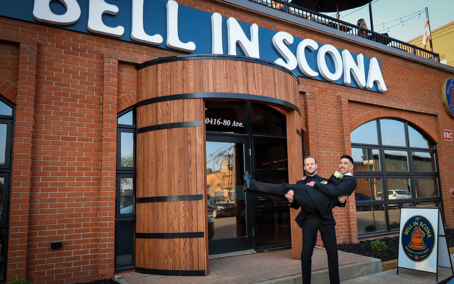 Bell In Scona | Wedding Reception | Groom Best Man